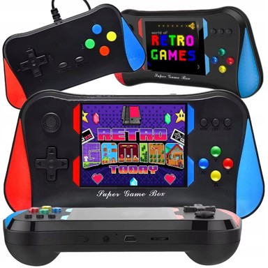 DEXXER Igraća konzola X99, 3.5", 500 igara, USB, dvostruka baterija 1200 mAh